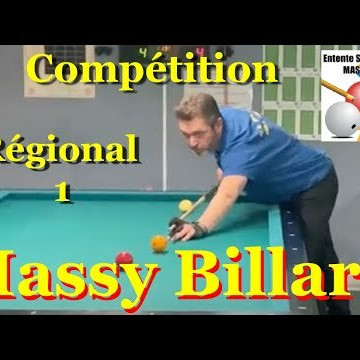 Vidéo d'une compétition au club de Billard Massy